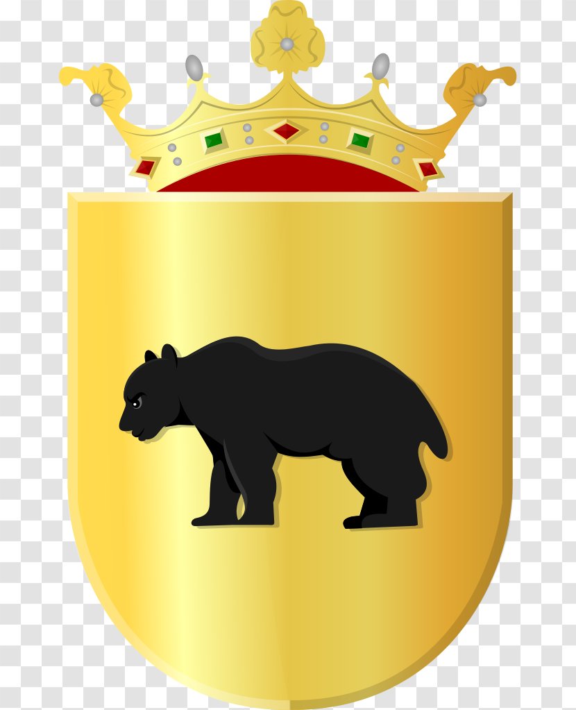 Wapen Van Baarland Bear Bruinisse Coat Of Arms - Organism Transparent PNG