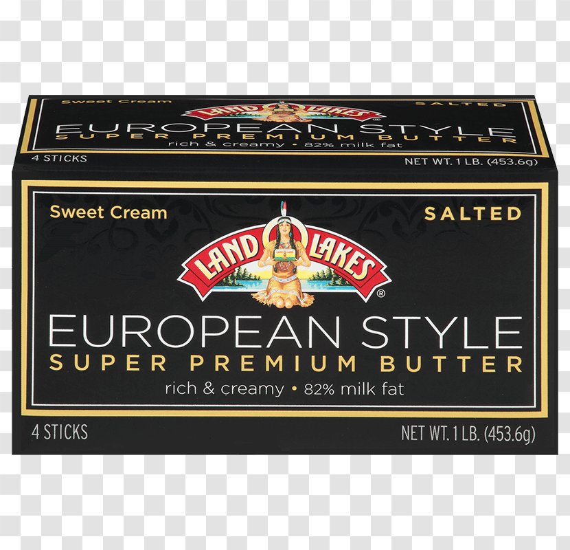 Land O'Lakes Cream Unsalted Butter Kerrygold - Salted - European Style Transparent PNG