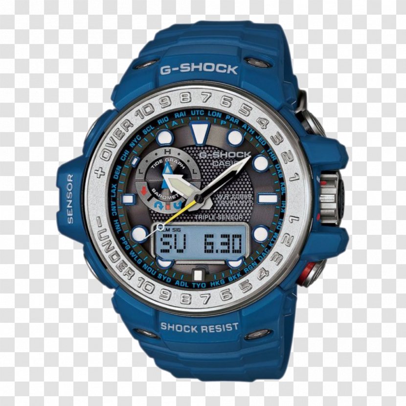 Master Of G G-Shock Solar-powered Watch Casio - Shockresistant Transparent PNG