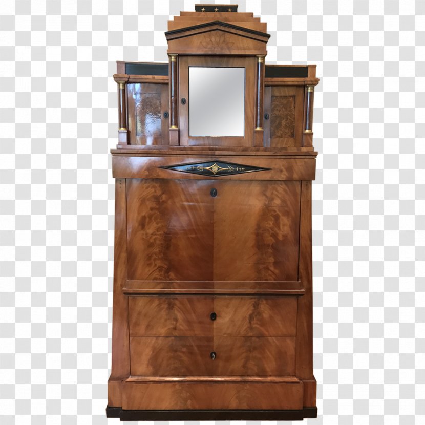 Chiffonier Secretary Desk Furniture Bookend - Door - Mahogany Transparent PNG