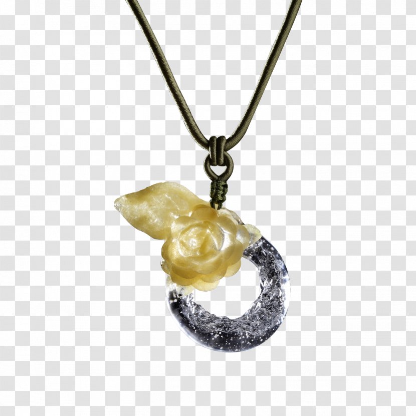 Locket Body Jewellery Necklace Gemstone - Metal - Bramble Ornament Transparent PNG