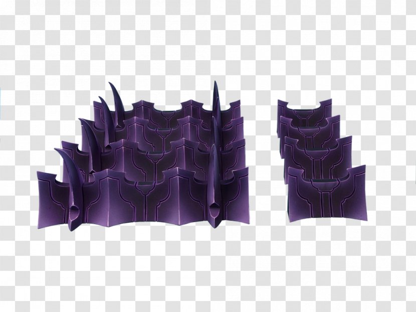 Fortification Plastic Defense Line - Purple - Design Transparent PNG