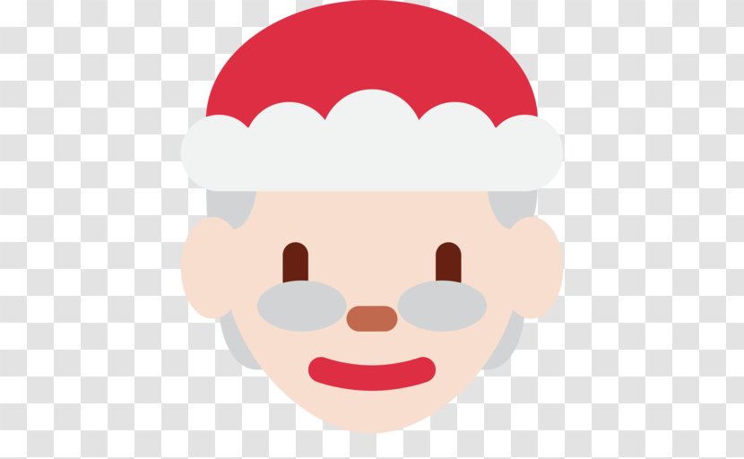 Mrs. Claus Santa Rudolph Emoji Christmas - Nose Transparent PNG