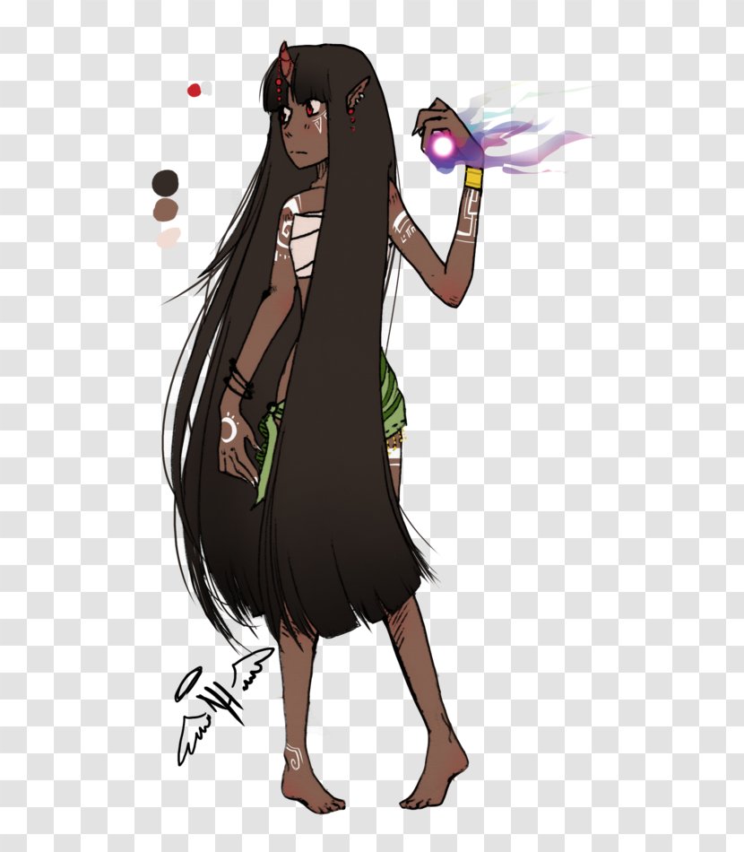 Homo Sapiens Horse Legendary Creature Black Hair - Heart Transparent PNG