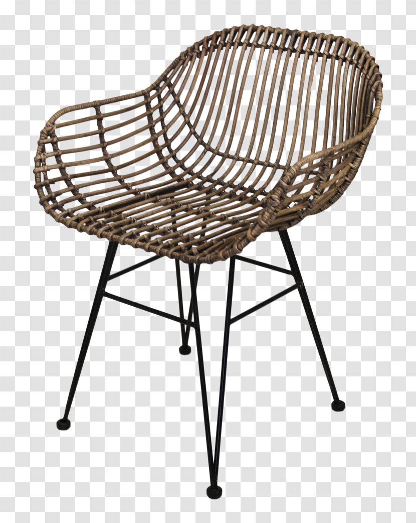 Chair Garden Furniture Eetkamerstoel Wicker - Outdoor Bench Transparent PNG