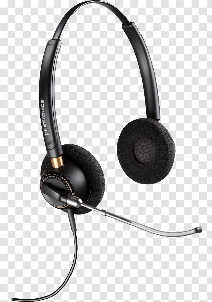 Headphones Plantronics Active Noise Control Audio Electronic Hook Switch - Equipment - Headset Transparent PNG