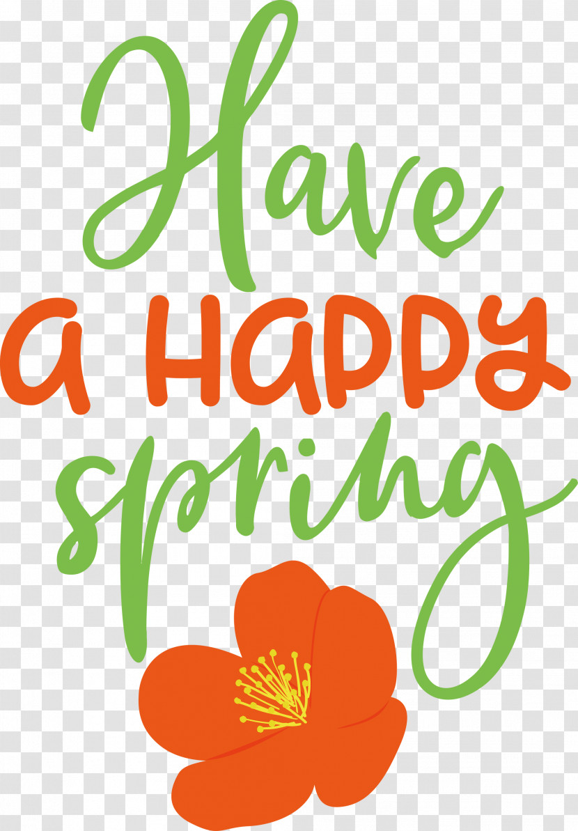 Spring Have A Happy Spring Transparent PNG