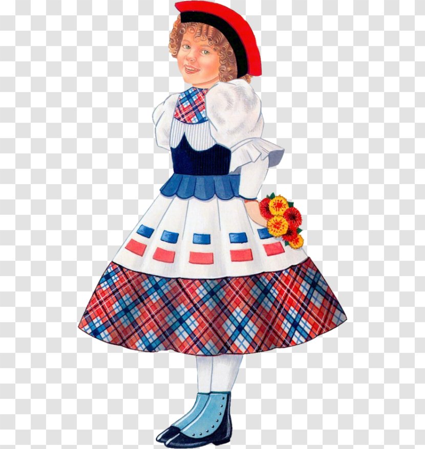 Costume Design Tartan Doll - Red Riding Hood Transparent PNG