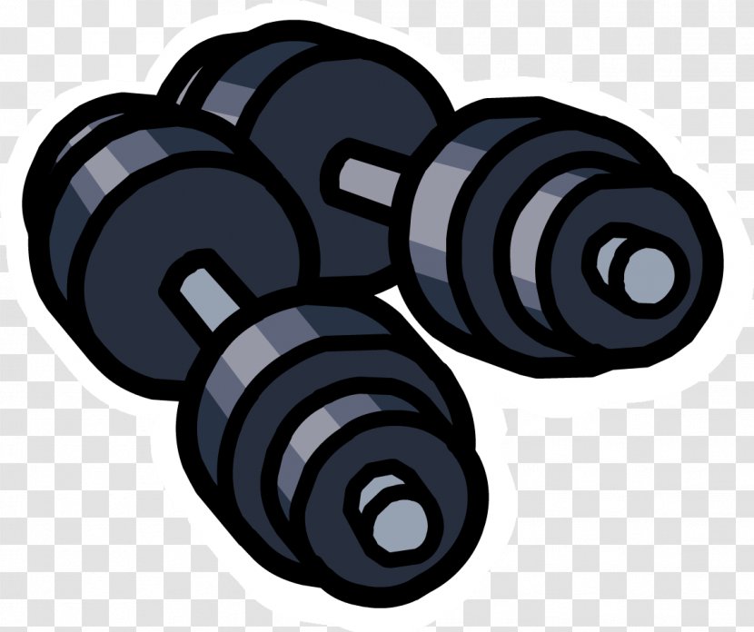 Club Penguin Weight Training Dumbbell YouTube - Rim - Weights Transparent PNG