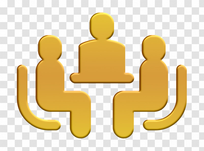 Meeting Icon Business Management Icon Partnership Icon Transparent PNG