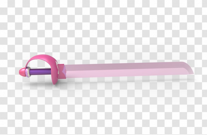 Purple Magenta Plastic - Sword Transparent PNG