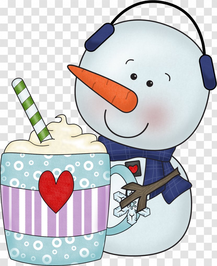 Hot Chocolate Cocoa Bean Snowman Clip Art - Kop Transparent PNG