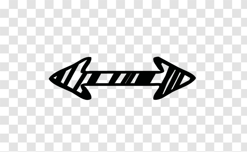 Arrow Drawing Sketch - Logo - Double Transparent PNG
