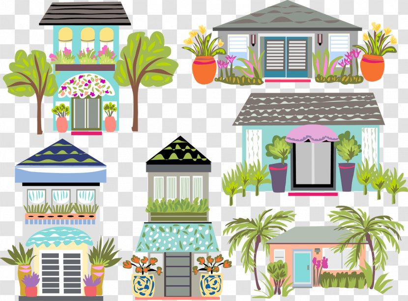 House Home Clip Art - Townhouse Transparent PNG