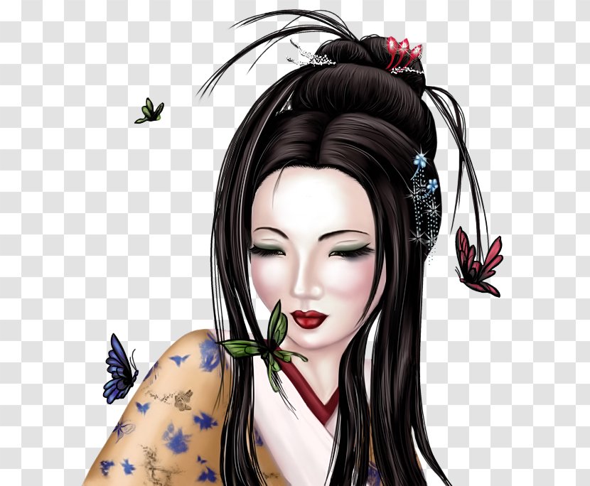 Geisha Clip Art - Heart - Woman Transparent PNG