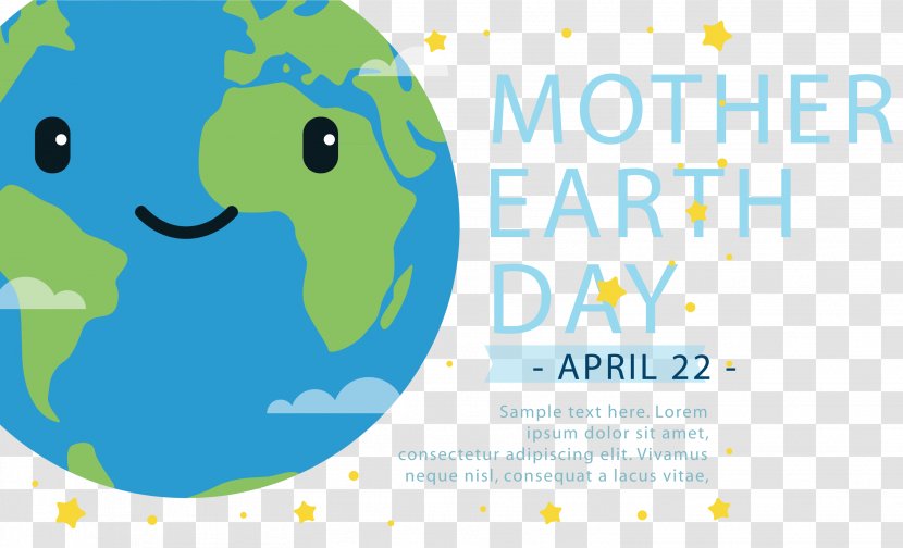 Earth Day - Vector And Star Material Transparent PNG