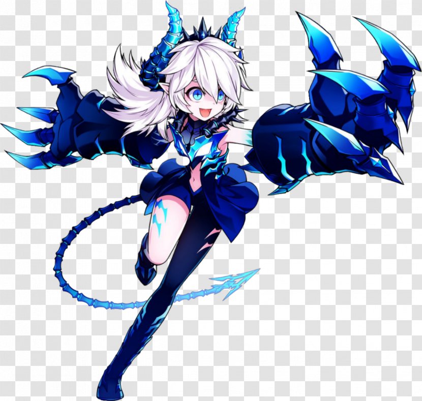 Elsword Demon Video Games Download - Silhouette Transparent PNG