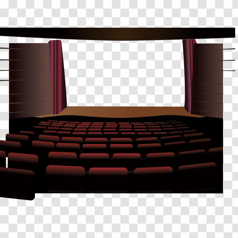 Cinema Projection Screen Film - Limelight - Large Theater Seat Vector Material Transparent PNG