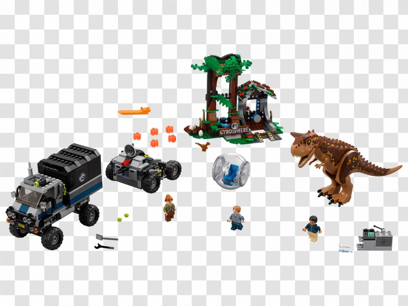 Lego Jurassic World Carnotaurus Owen Claire Dinosaur - The Indominus Escape Transparent PNG