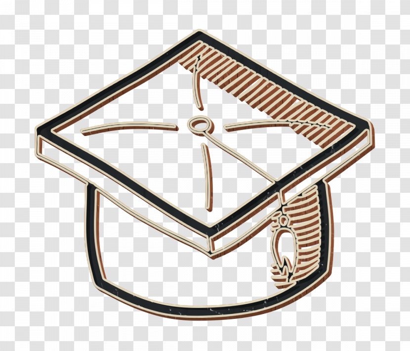 Academic Icon Academy Cap - Steel - Table Transparent PNG