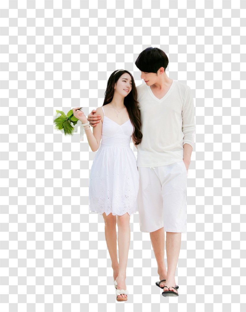 Ulzzang Intimate Relationship DeviantArt Drawing - Frame - Wedding Couple Transparent PNG