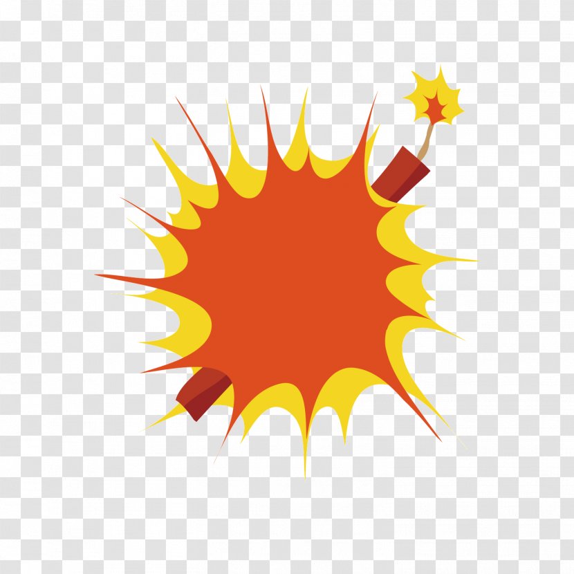 Explosion Comics - Clip Art - Red Transparent PNG