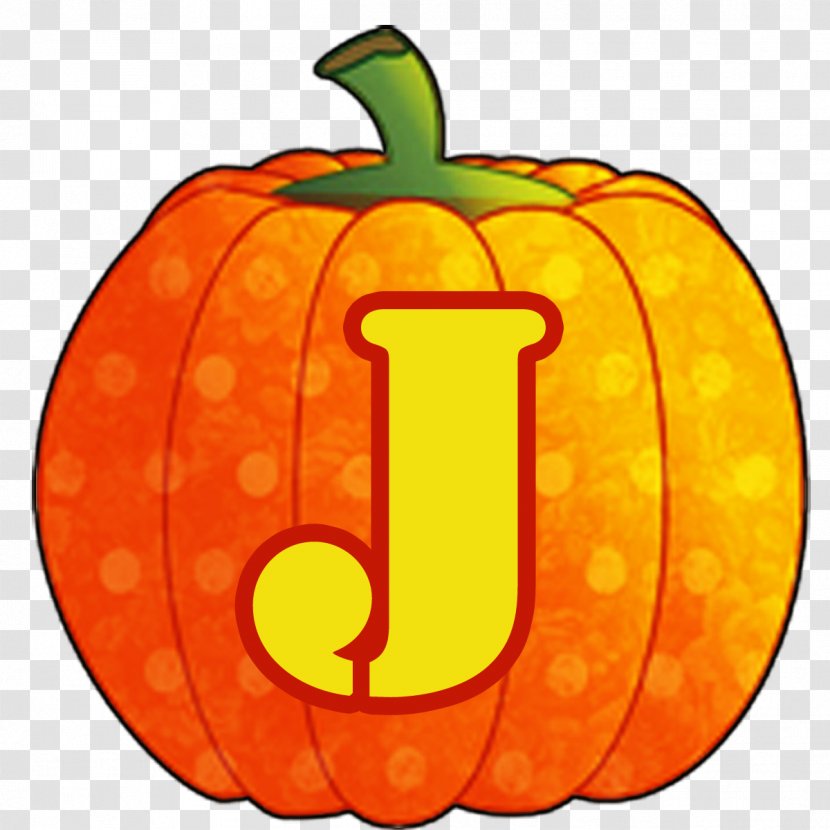 Jack-o'-lantern Pumpkin Halloween Alphabet Digital Scrapbooking - Squash Transparent PNG