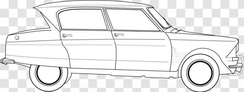 Car Door Line Art Automotive Design Motor Vehicle - Classic - White Sheet Transparent PNG