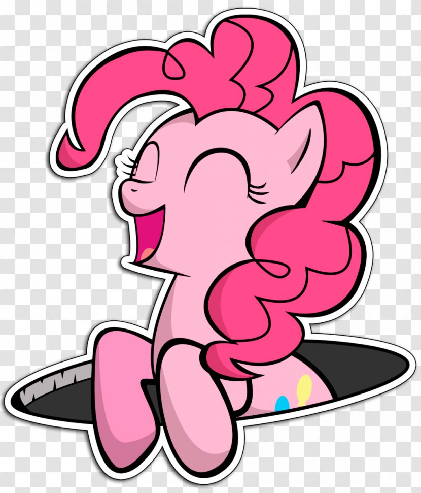Pinkie Pie Pony Paper Sticker Wall Decal - Silhouette - STICKERS Transparent PNG