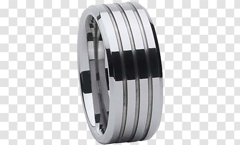 Wedding Ring Platinum Metal Titanium Carbide - Tungsten Transparent PNG