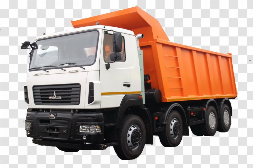 Minsk Automobile Plant Car Dump Truck MAZ-6516 - Automotive Wheel System Transparent PNG