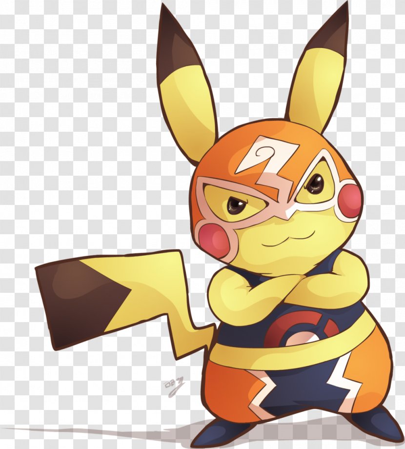 Pikachu Pokémon Trozei! Ranger Rabbit - Fan Art Transparent PNG