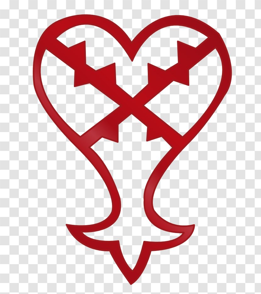 Kingdom Hearts II Heartless Video Game Symbol - Heart Transparent PNG