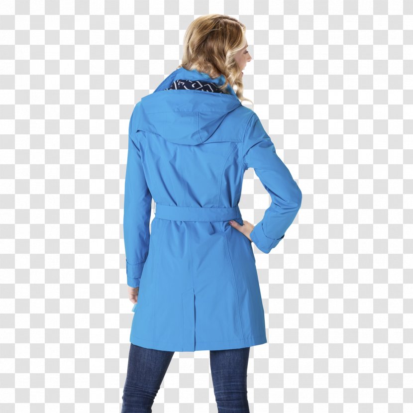 Trench Coat Hood Blue Raincoat - Dress - Happy Women's Day Transparent PNG