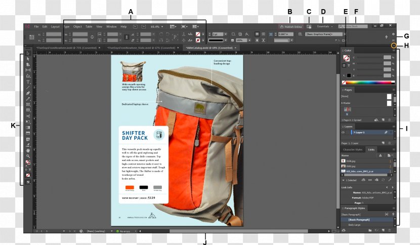 Adobe InDesign Workspace Computer Software Creative Cloud Transparent PNG