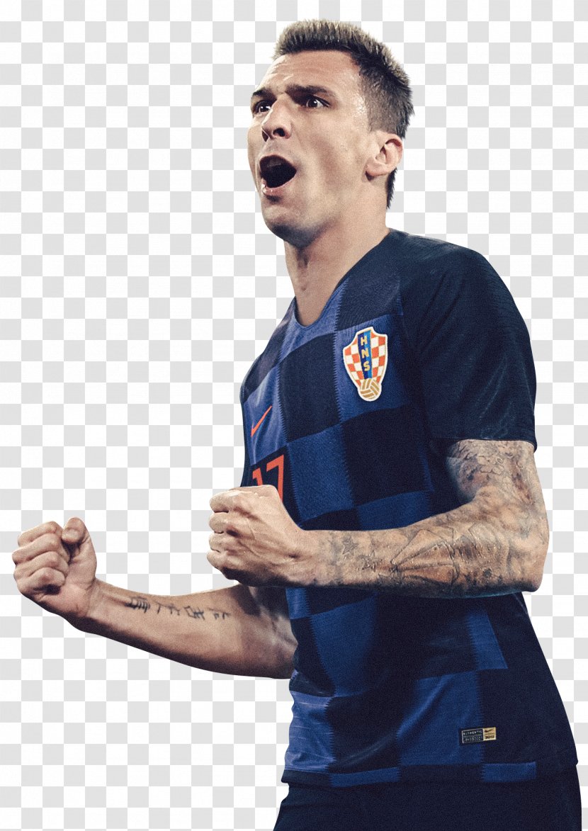 Mario Mandžukić 2018 World Cup Croatia National Football Team 2014 FIFA Jersey - Finger - Killer Bunnies Transparent PNG