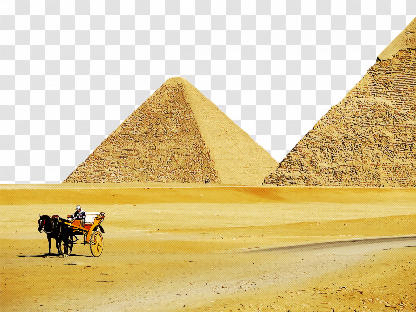 Giza Necropolis Pyramid Tourist Attraction World Heritage Site Egyptian Pyramids Transparent PNG