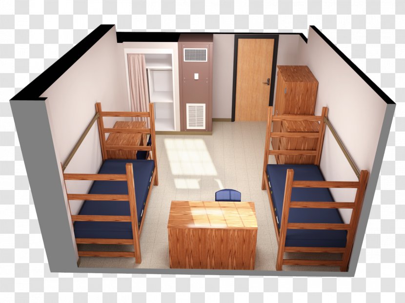 Student University Housing Dormitory College - Daylighting - Real Estate Indoor Model Transparent PNG