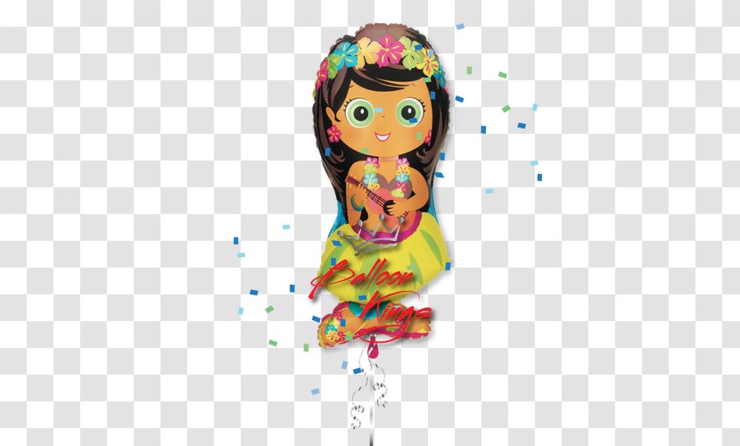 Birthday Cake Luau Balloon Party - Favor Transparent PNG