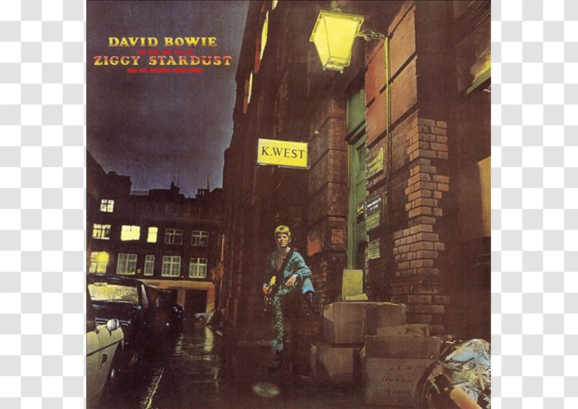 The Rise And Fall Of Ziggy Stardust Spiders From Mars Phonograph Record LP Hunky Dory - Tree Transparent PNG