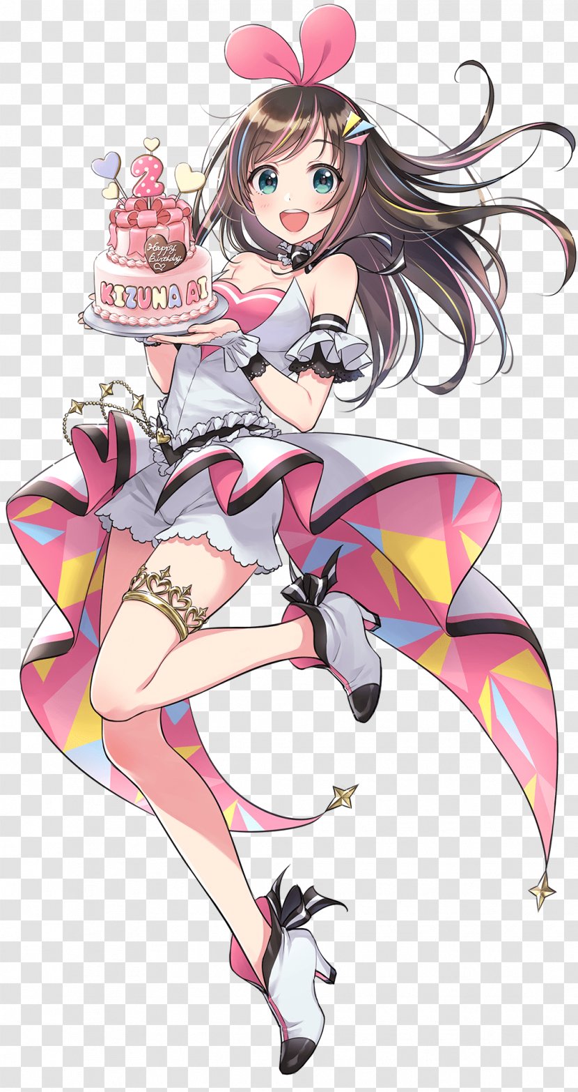 Nicofarre Kizuna AI バーチャルYouTuber Party - Frame Transparent PNG