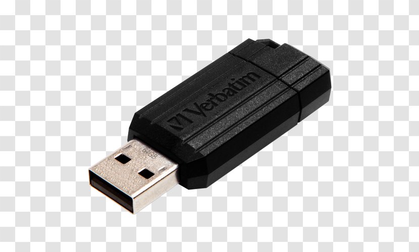 USB Flash Drives SanDisk Cruzer Blade 2.0 Computer Data Storage Verbatim Pinstripe - Electronics Accessory Transparent PNG