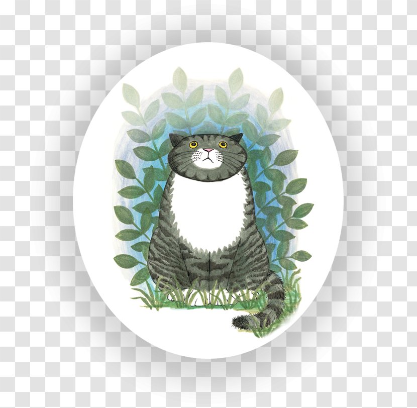 The Gray Cat In Grass - Judith Kerr - Mog Forgetful Book Transparent PNG