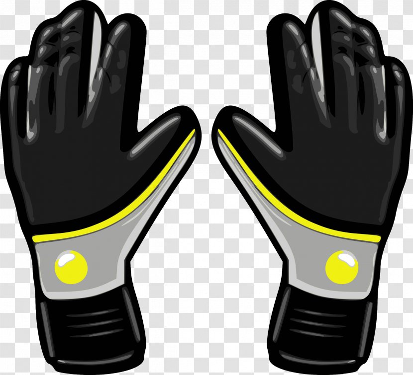 Glove Goalkeeper Protective Gear In Sports - Personal Equipment - Gloves Transparent PNG
