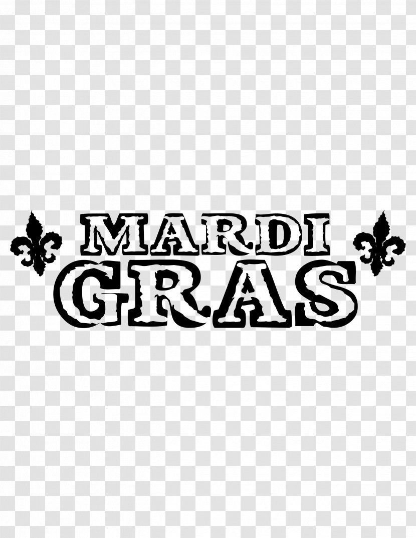 King Cake Mardi Gras New Orleans Clip Art - Black And White Transparent PNG