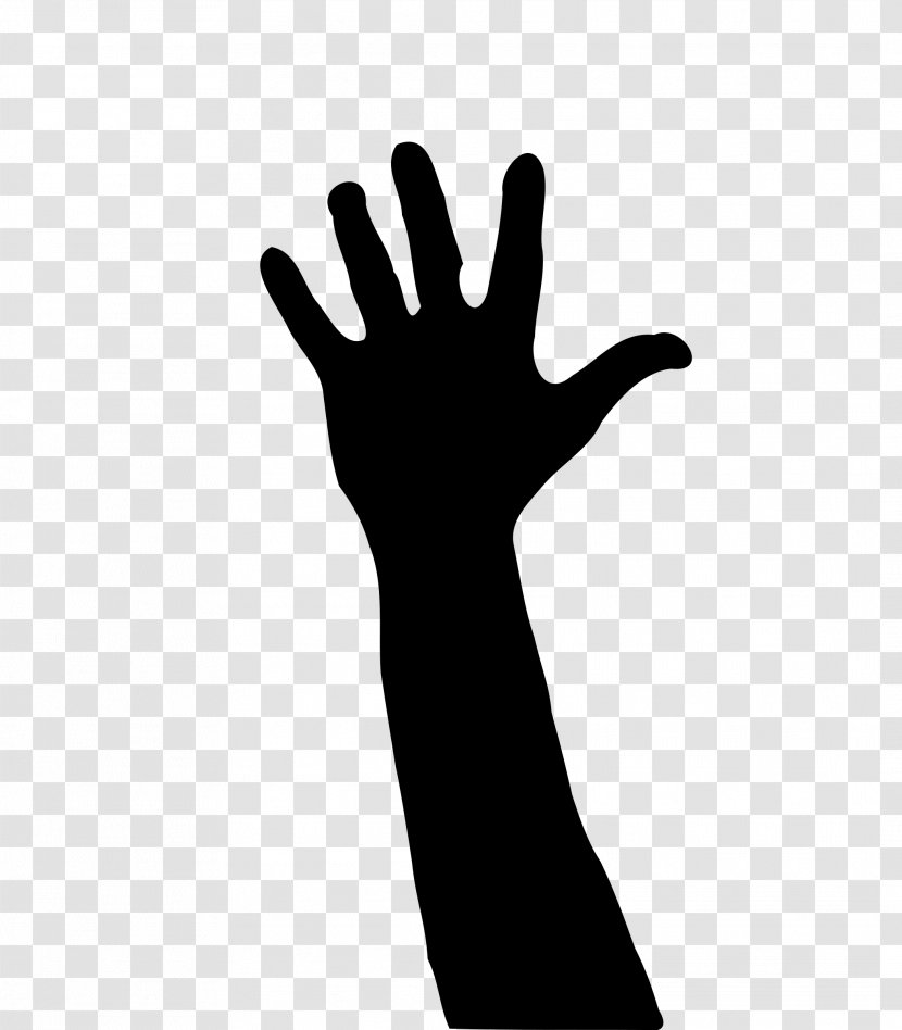 Clip Art - Finger - HANDS RAISED Transparent PNG