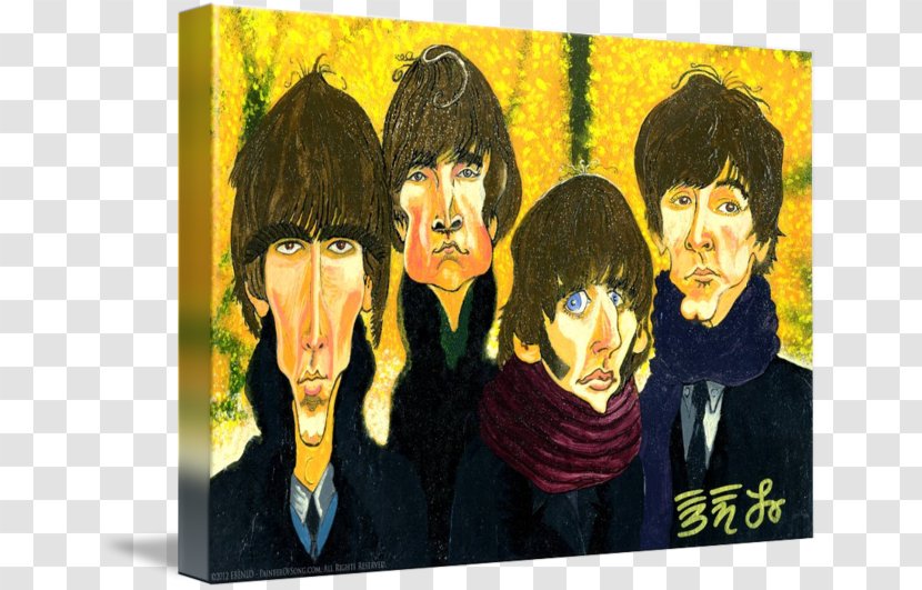 The Beatles Ed Sullivan Show Poster Painting Art - For Sale Transparent PNG
