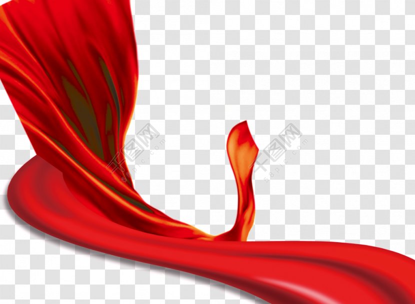 Ribbon Red Image Download - Animacao Transparent PNG