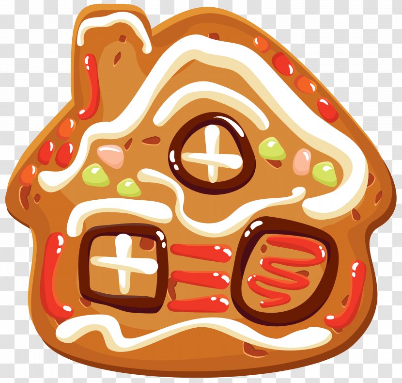 Christmas Cookie Gingerbread Clip Art - House Clipart Image Transparent PNG