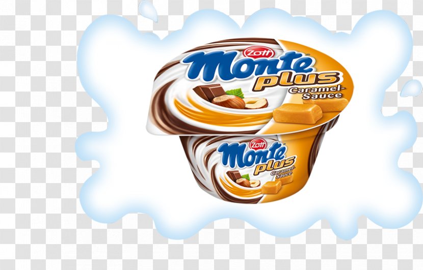 Zott Monte Dessert Flavor Caramel - Snack - Sauce Transparent PNG